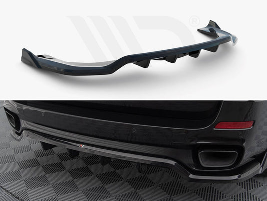 Central Rear Splitter (Vertical Bars) BMW X5 M-Pack F15