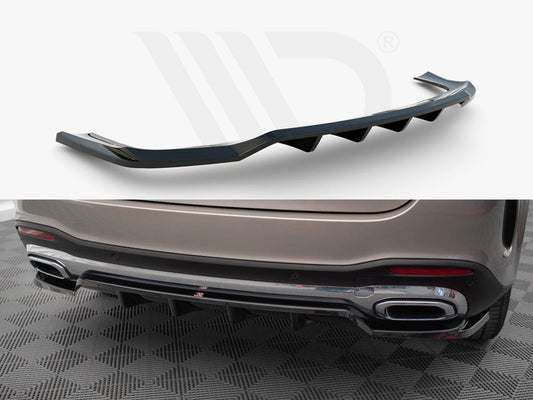 Central Rear Splitter (Vertical Bars) Mercedes-Benz GLE SUV AMG-Line W167