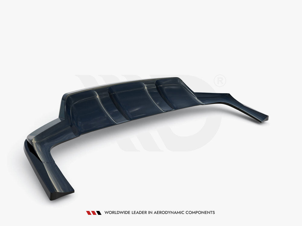 Central Rear Splitter (Vertical Bars) Mercedes-Benz GLE SUV AMG-Line W167