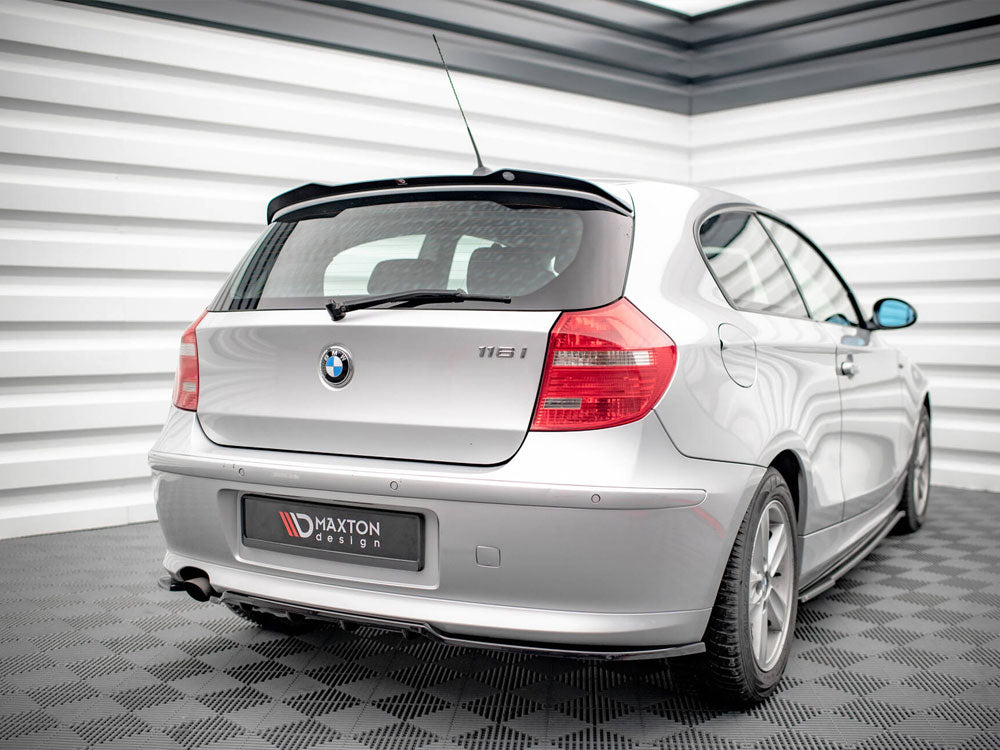 Central Rear Splitter (Vertical Bars) BMW 1 E81 Facelift