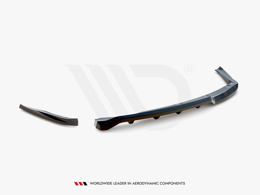 Central Rear Splitter (Vertical Bars) BMW 1 M-Pack E87 Facelift