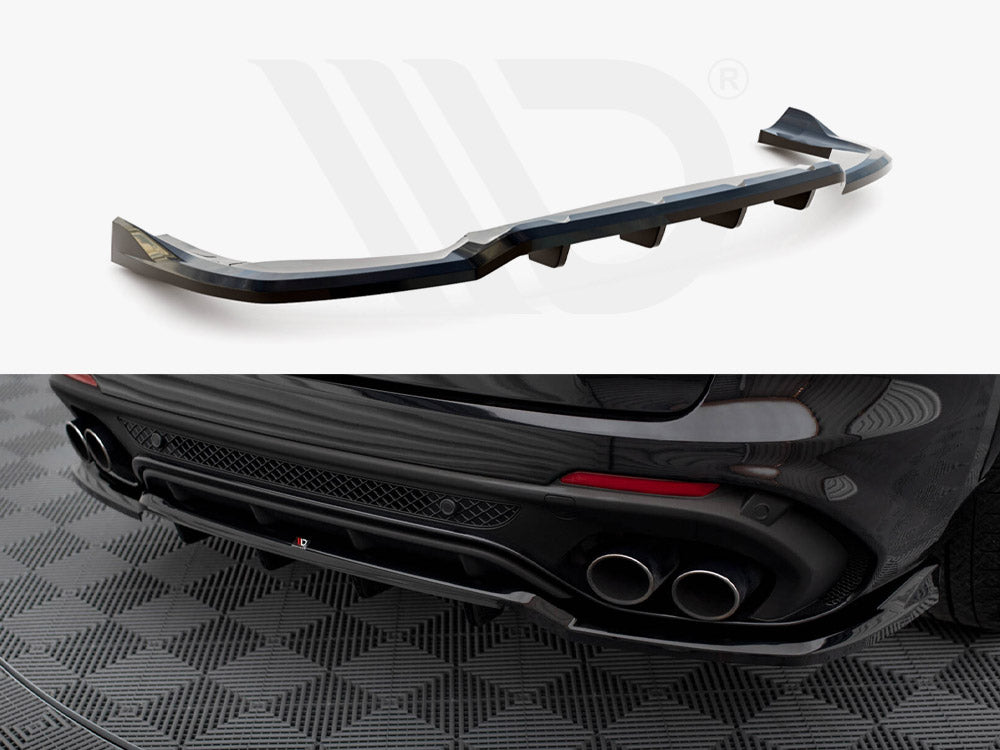 Central Rear Splitter (Vertical Bars) Alfa Romeo Stelvio Quadrifoglio Mk1