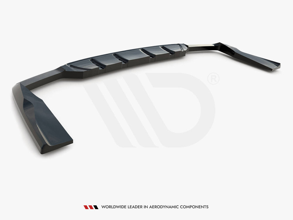 Central Rear Splitter (Vertical Bars) Mercedes-AMG GLC 63 Coupe C253 Facelift