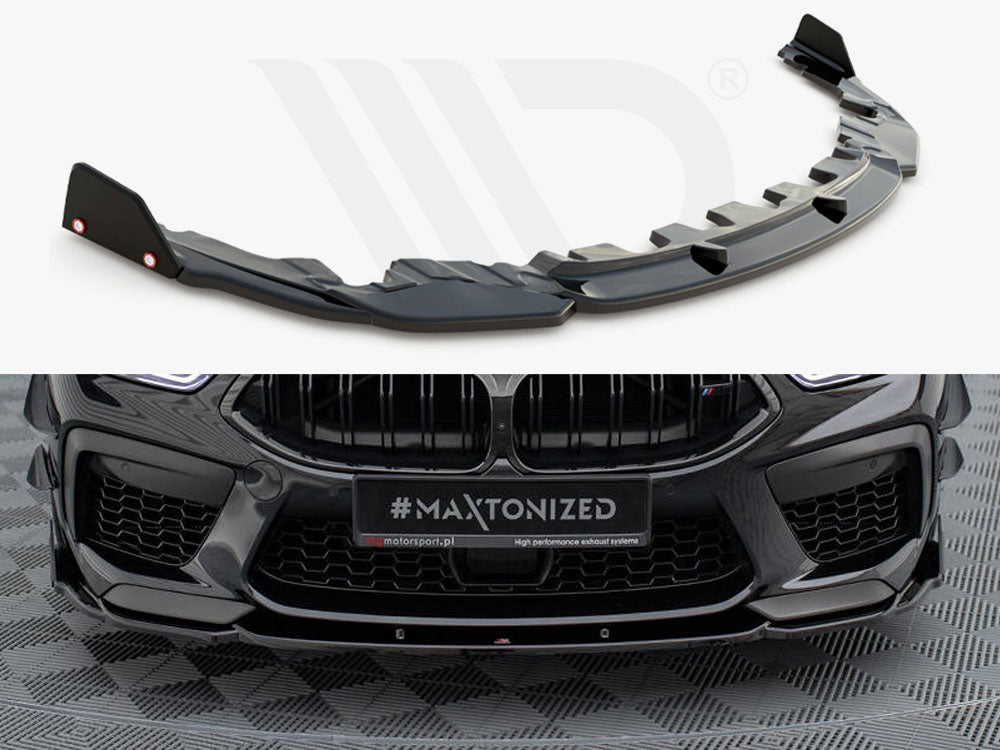 Front Splitter V.1 + Flaps BMW M8 Gran Coupe F93 / Coupe F92