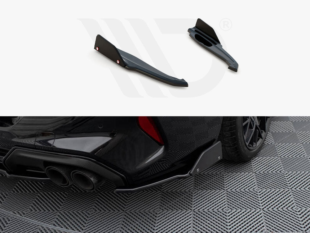 Rear Side Splitters V.1 + Flaps BMW M8 Gran Coupe F93 / Coupe F92