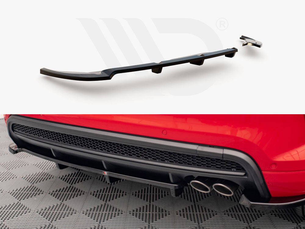 Central Rear Splitter (Vertical Bars) Fiat 500X Sport Mk1 Facelift