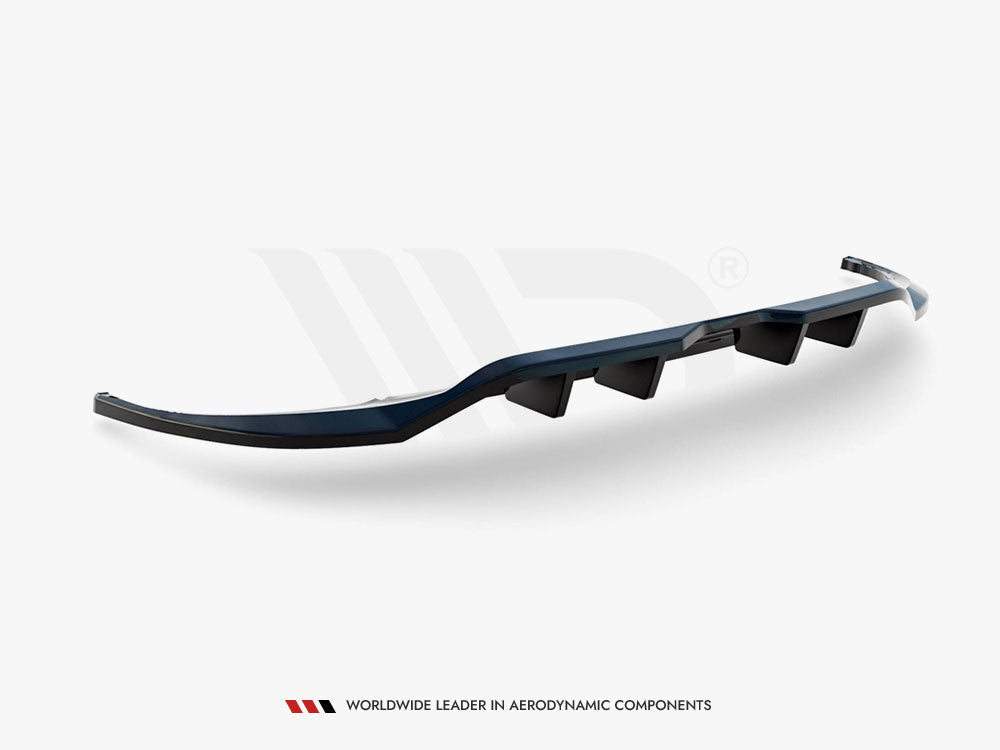 Central Rear Splitter (Vertical Bars) Volkswagen Tiguan R-Line Mk2 Facelift