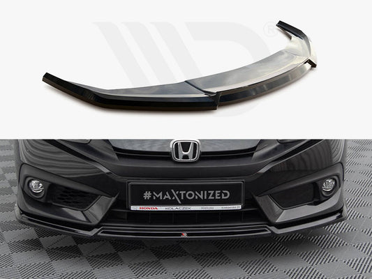 Front Splitter V.2 Honda Civic Mk10