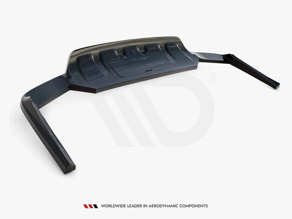 Central Rear Splitter (Vertical Bars) Audi Q7 Mk2