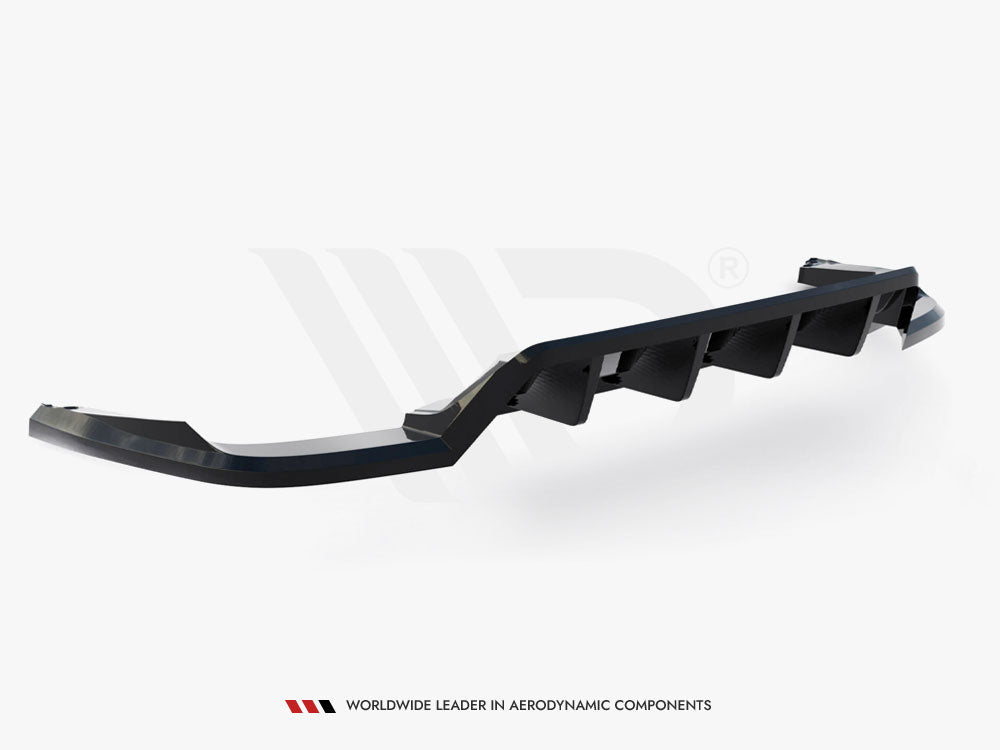 Central Rear Splitter (Vertical Bars) Skoda Kodiaq RS Mk1 Facelift