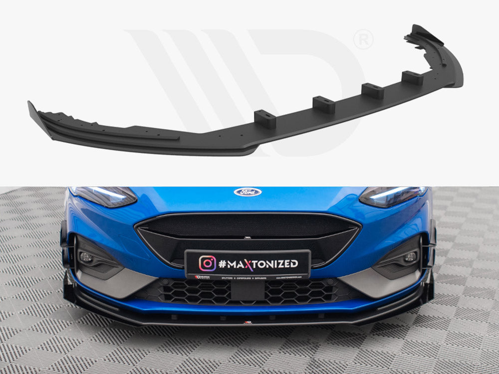 Street PRO Front Splitter + Flaps Ford Focus ST / ST-Line Mk4