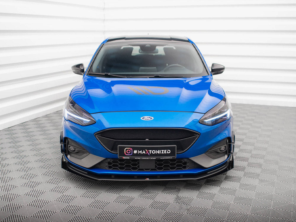 Street PRO Front Splitter + Flaps Ford Focus ST / ST-Line Mk4