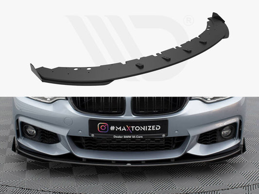 Street PRO Front Splitter + Flaps BMW 4 Coupe / Gran Coupe / Cabrio M-Pack F32 / F36 / F33