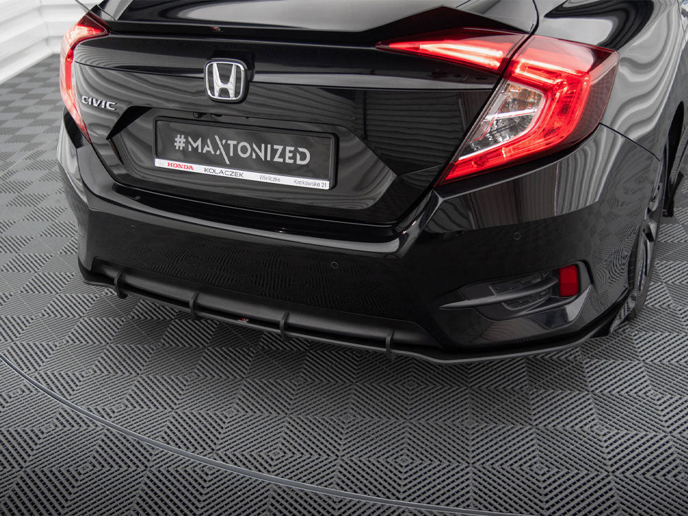 Street PRO Rear Diffuser + Flaps Honda Civic Mk10