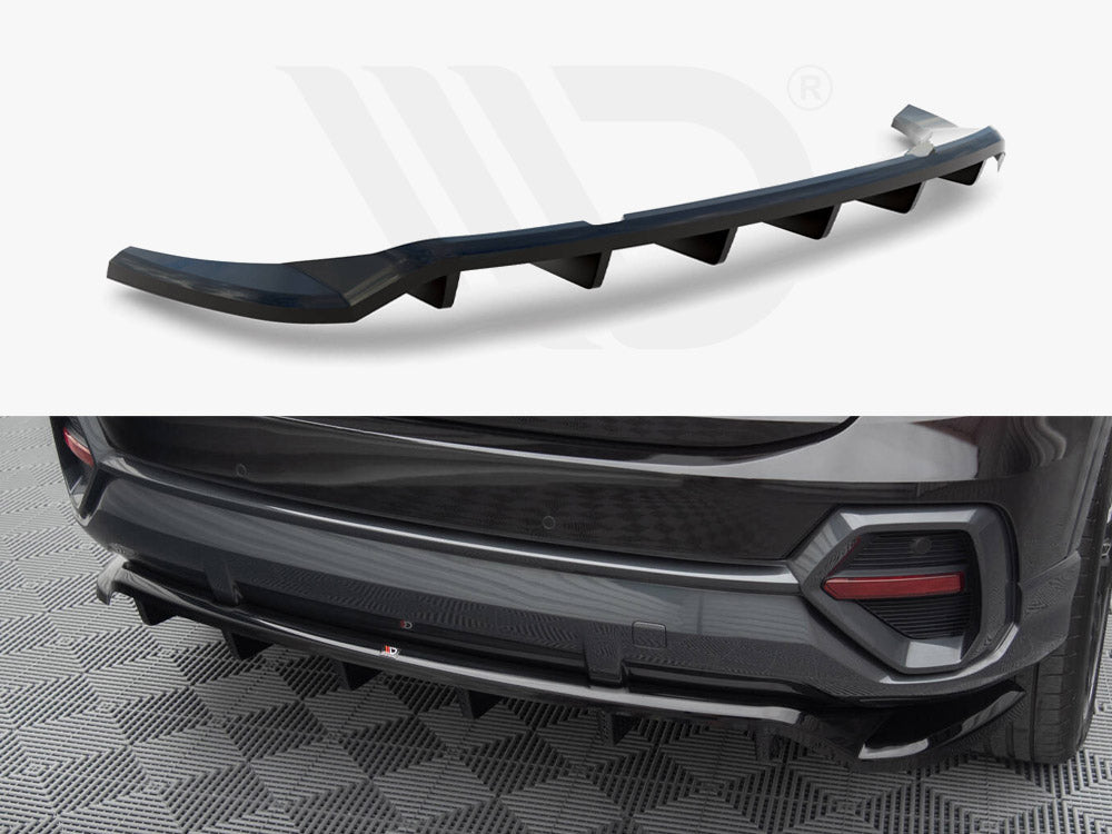 Central Rear Splitter (Vertical Bars) Audi Q3 Sportback F3