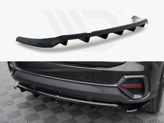 Central Rear Splitter (Vertical Bars) Audi Q3 Sportback F3