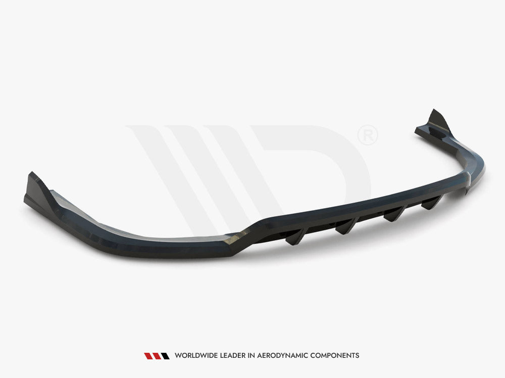 Central Rear Splitter (Vertical Bars) V.2 BMW X5 M-Pack G05 Facelift