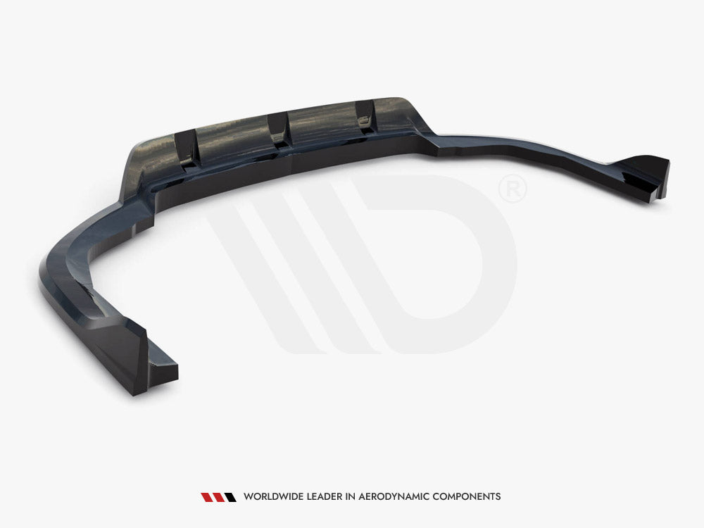 Central Rear Splitter (Vertical Bars) V.2 BMW X5 M-Pack G05 Facelift