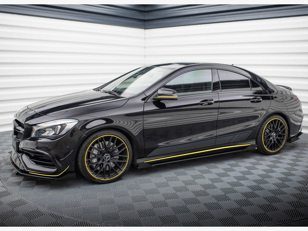 Street PRO Side Skirts Diffusers + Flaps Mercedes-AMG CLA 45 C117 Facelift