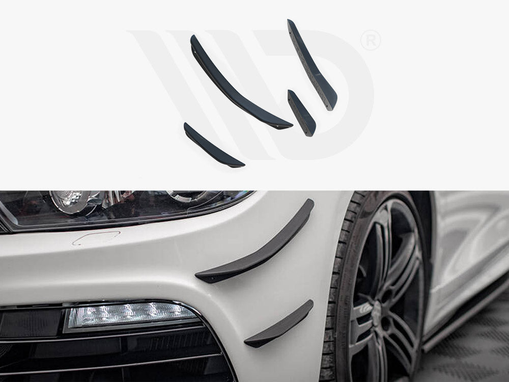 Front Bumper Wings (Canards) Volkswagen Scirocco R Mk3