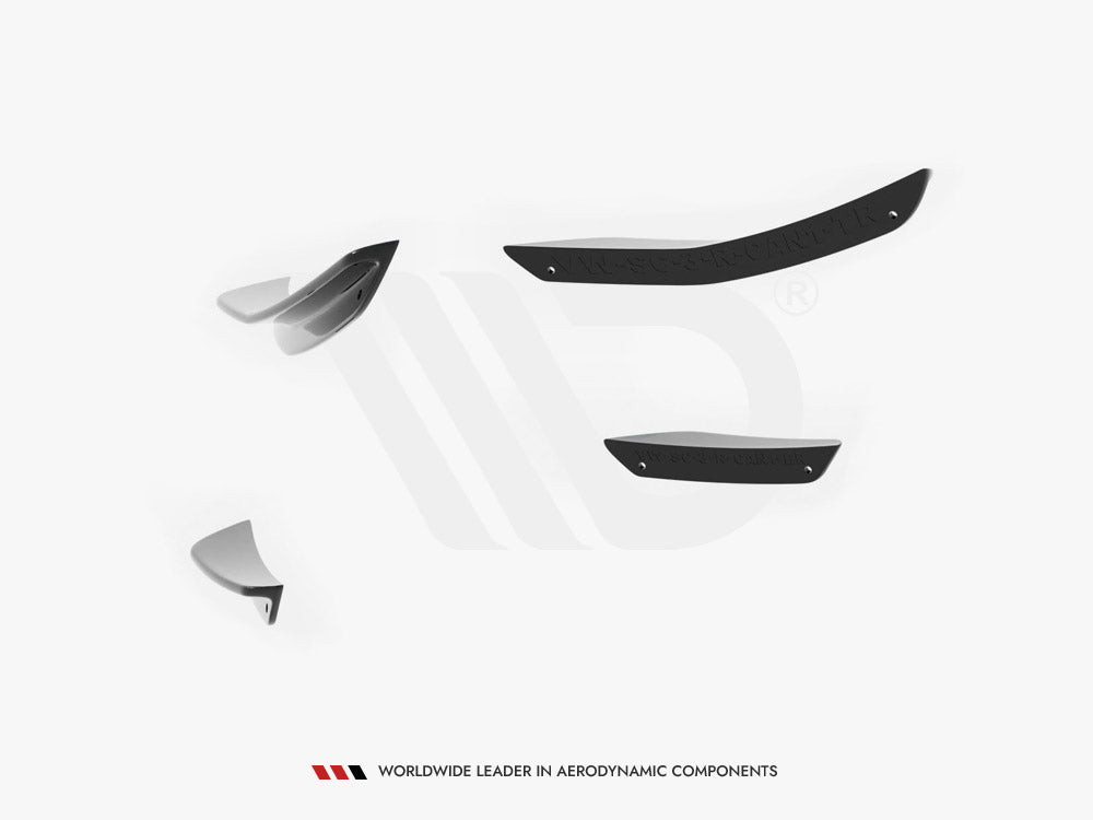 Front Bumper Wings (Canards) Volkswagen Scirocco R Mk3