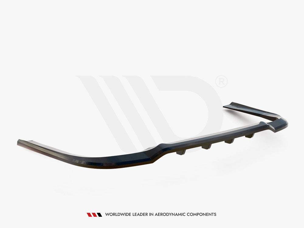 Central Rear Splitter (Vertical Bars) Mercedes-Benz S AMG-Line W222 Facelift