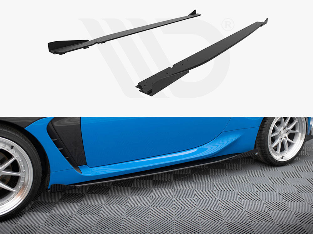 Street PRO Side Skirts Diffusers V.1 + Flaps Toyota GR86 Mk1