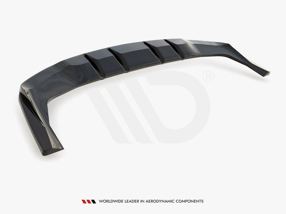 Central Rear Splitter (Vertical Bars) Mercedes GLE Coupe AMG Line C167