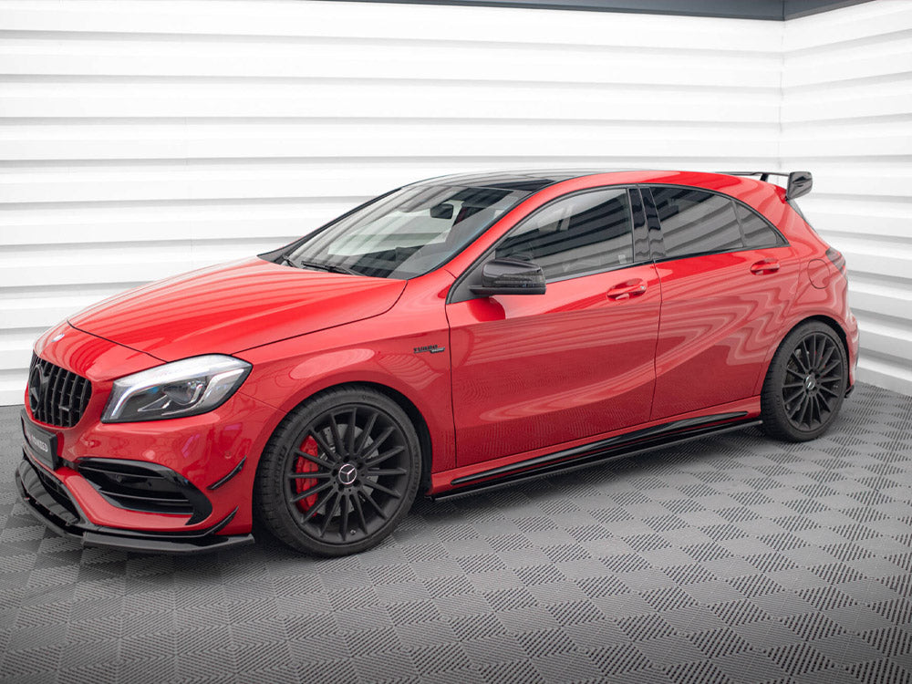 Side Skirts Diffusers Mercedes A W176 / CLA 117 AMG / CLA 117 AMG-Line Facelift