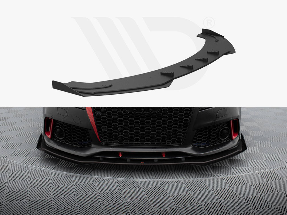 Street PRO Front Splitter + Flaps Audi A7 RS7 Look C7