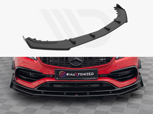 Street PRO Front Splitter + Flaps Mercedes-Benz A 45 AMG Aero W176 Facelift