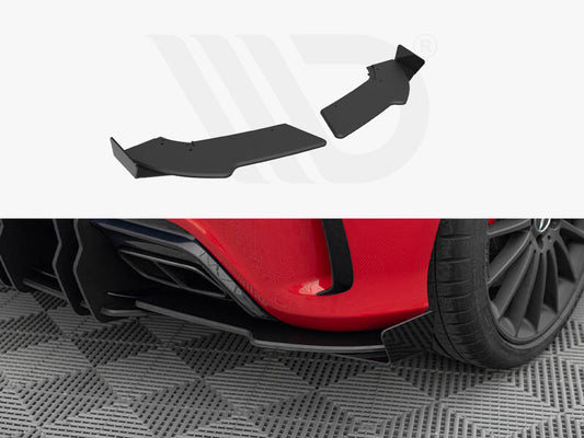 Street Pro Rear Side Splitters + Flaps Mercedes-Benz A 45 AMG W176 Facelift