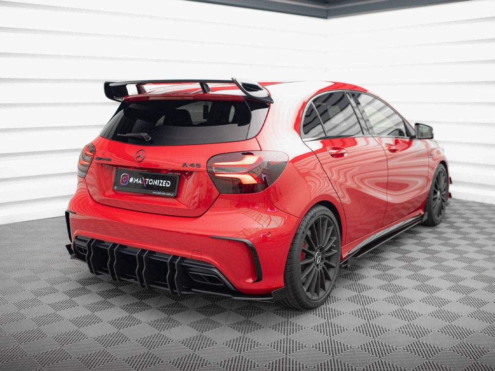 Street Pro Rear Side Splitters + Flaps Mercedes-Benz A 45 AMG W176 Facelift