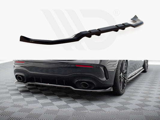 Central Rear Splitter (Vertical Bars) Mercedes-AMG A35 Hatchback W177