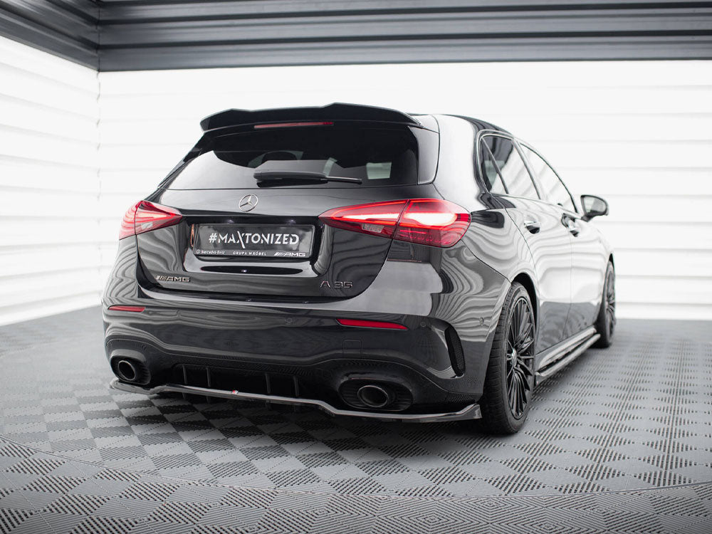 Central Rear Splitter (Vertical Bars) Mercedes-AMG A35 Hatchback W177