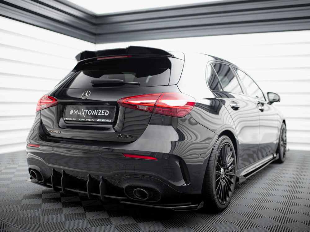 Street Pro Rear Side Splitters + Flaps Mercedes-AMG A35 Hatchback W177