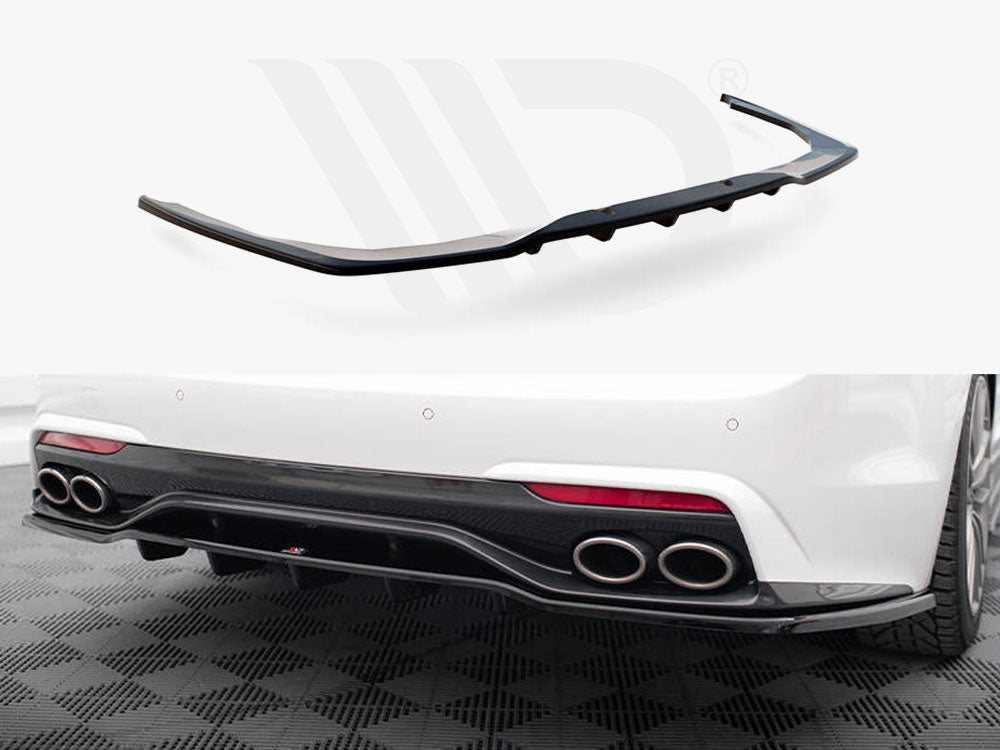 Central Rear Splitter (Vertical Bars) Kia Stinger Mk1