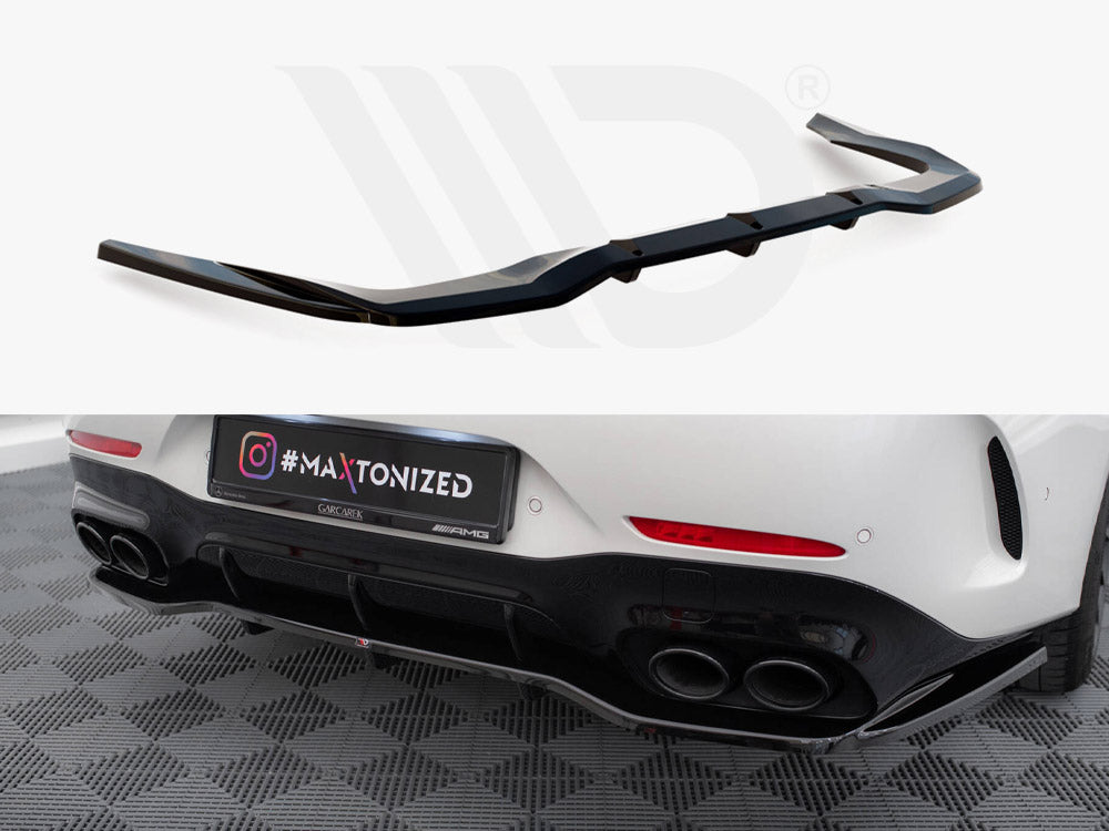 Central Rear Splitter (Vertical Bars) Mercedes-AMG GT 43 4 Door Coupe V8 Styling Package