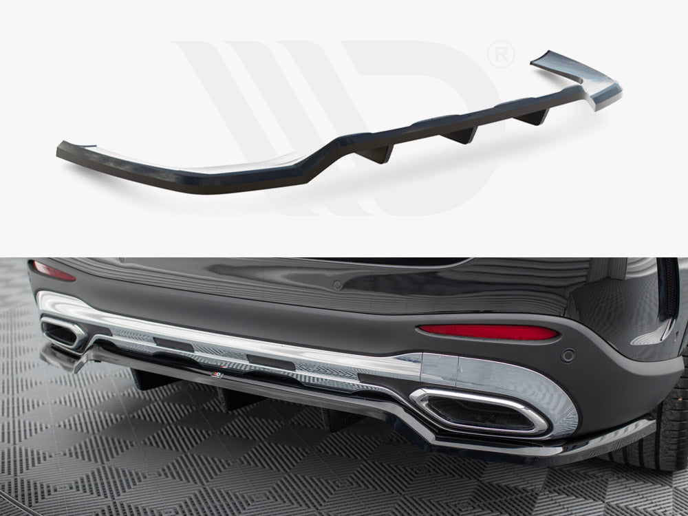 Central Rear Splitter (Vertical Bars) Mercedes-Benz GLC AMG-Line X254