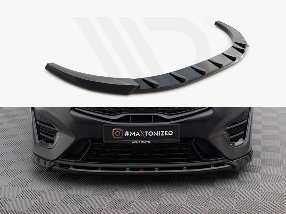 Front Splitter V.2 Kia Proceed GT Mk3 Facelift / Ceed GT Mk1 Facelift