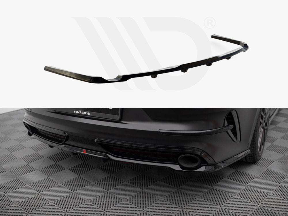 Central Rear Splitter (Vertical Bars) KIA ProCeed GT Mk1 Facelift