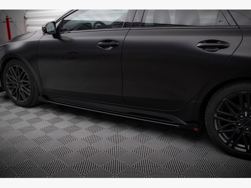 Street PRO Side Skirts Diffusers + Flaps Kia Proceed GT Mk1 Facelift / Ceed GT Mk3 Facelift