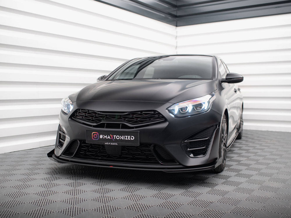 Street PRO Front Splitter + Flaps Kia Proceed GT Mk1 Facelift / Ceed GT Mk3 Facelift