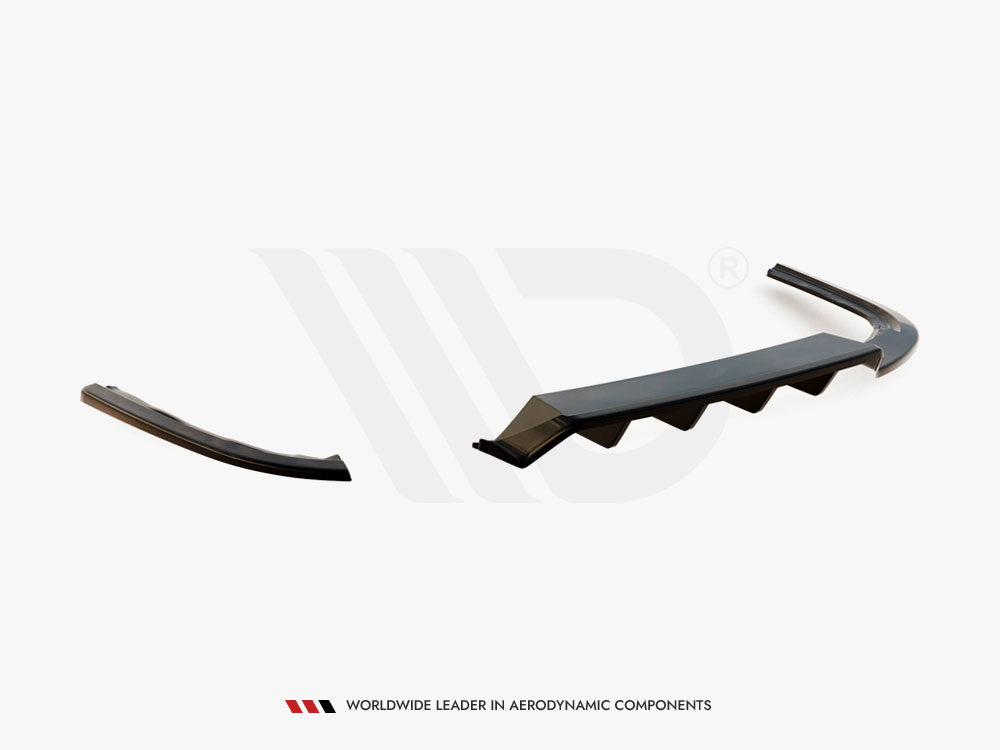 Central Rear Splitter (Vertical Bars) Volkswagen Passat R-Line B8