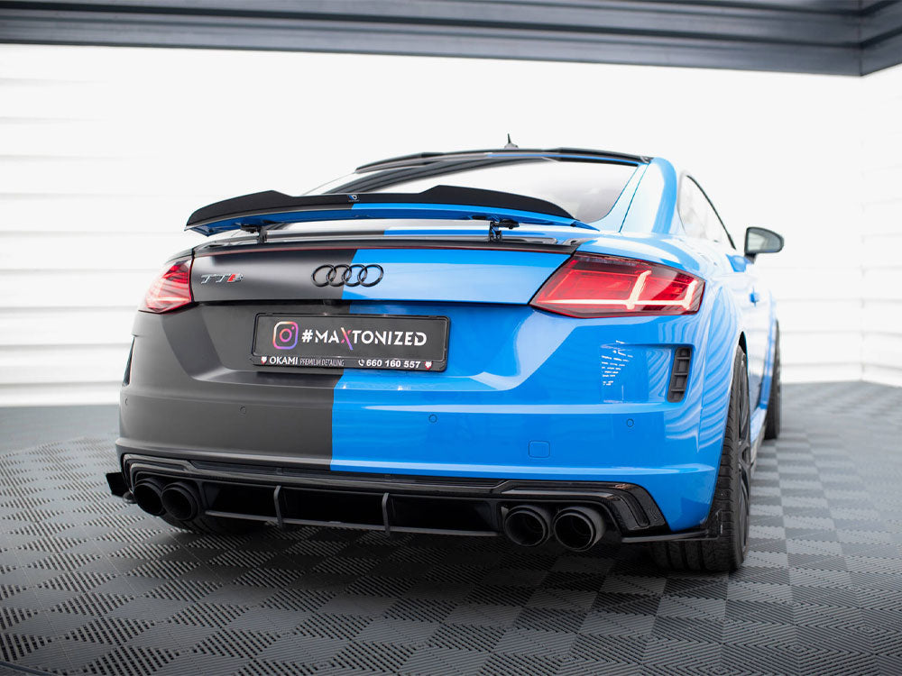 Street Pro Rear Side Splitters + Flaps Audi TT S 8S Facelift