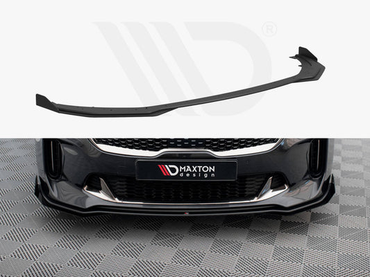 Street PRO Front Splitter + Flaps Kia Stinger GT / GT-Line / Standard Mk1