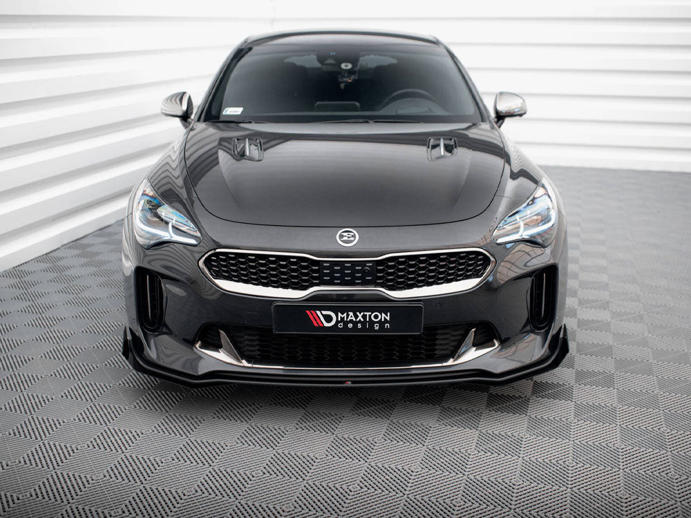 Street PRO Front Splitter + Flaps Kia Stinger GT / GT-Line / Standard Mk1