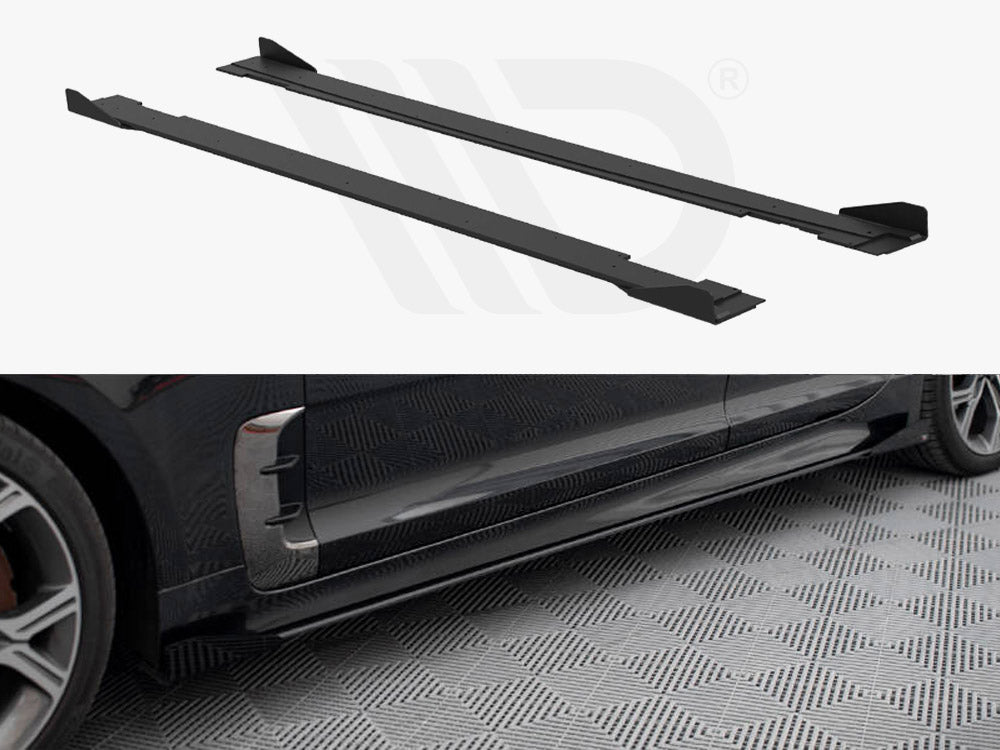 Street PRO Side Skirts Diffusers + Flaps Kia Stinger GT / GT-Line / Standard Mk1