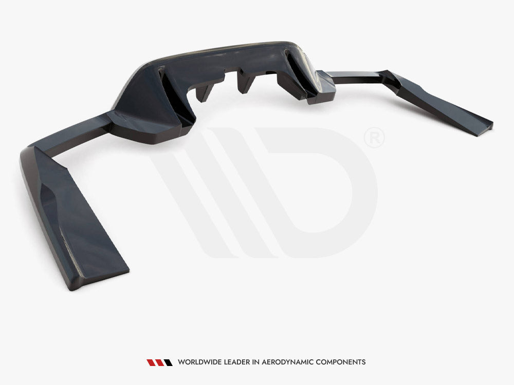 Central Rear Splitter (Vertical Bars) V.1 Mercedes-AMG GLC 63 SUV X253