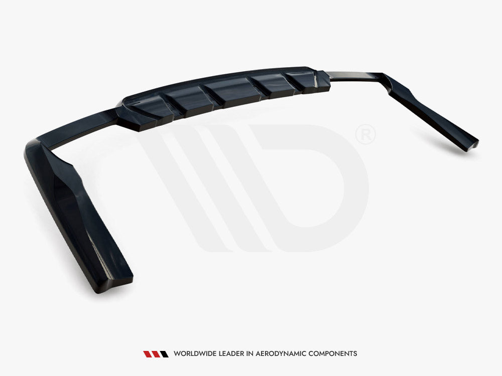 Central Rear Splitter (Vertical Bars) V.2 Mercedes-AMG GLC 63 SUV X253